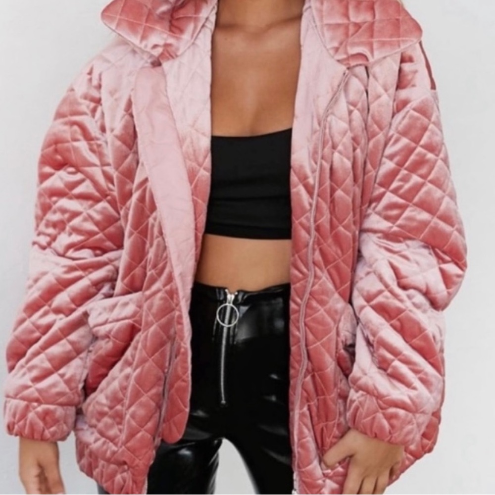 I.AM.GIA pink quilted jacket XS